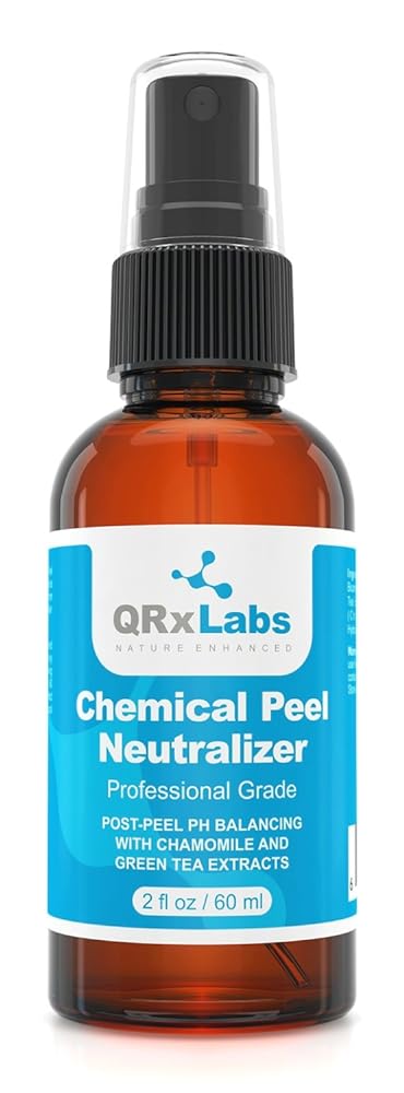Chemical Peel Neutralizer - Skin pH Balancer for Salicylic, Lactic and Glycolic Acid Peels - Safe and Effective Post Peel Spray - 1 Bottle of 2 fl oz