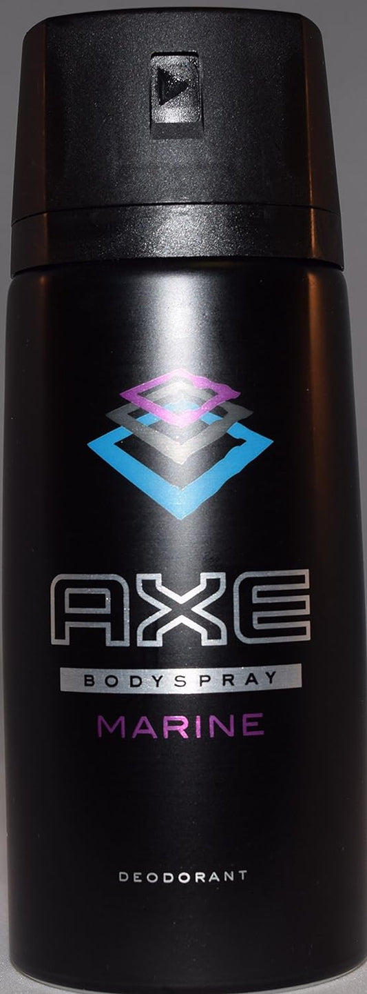 AXE Body Spray Marine (Pack of 6)(6X 150 ml/5.07 oz)
