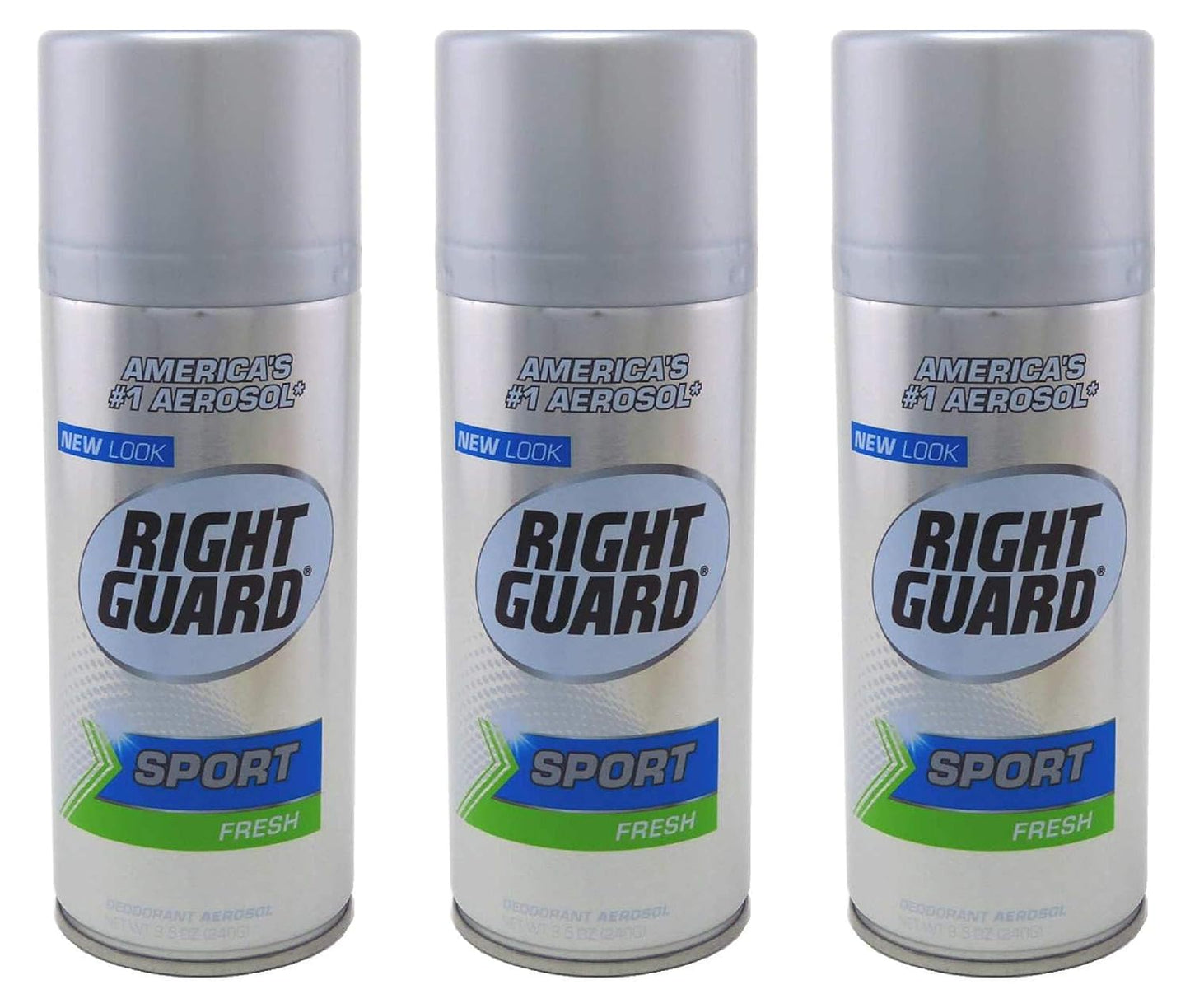 Right Guard Sport 8.5 Ounce Fresh Can Aerosol (251ml) (3 Pack)