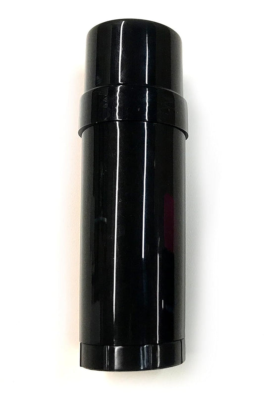 6 ct. Deodorant Twist-up Empty Containers (Black) - for lotion bar, heel balm etc. (2 oz.)
