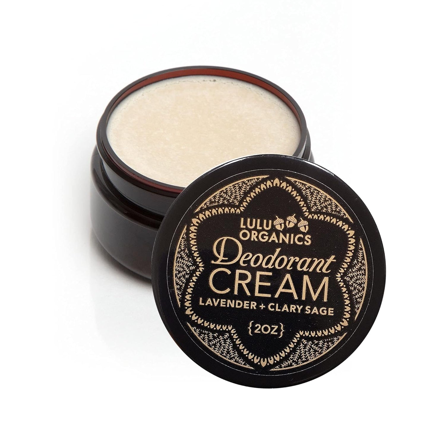 Deodorant Cream, All Natural Deodorant Cream for Everyday Use, Aluminum-Free Deodorant for Women and Men, Lavender and Clary Sage, 2 oz