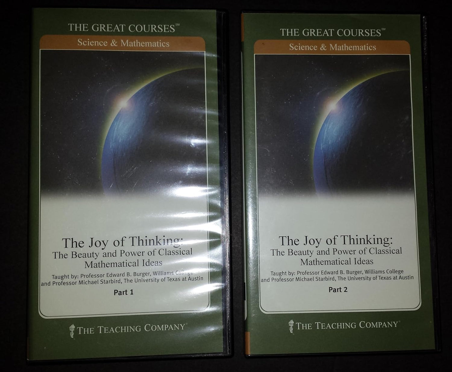 The Joy of Thinking: The Beauty and Power of Classical Mathematical Ideas Great Courses Parts I and II Teaching Company