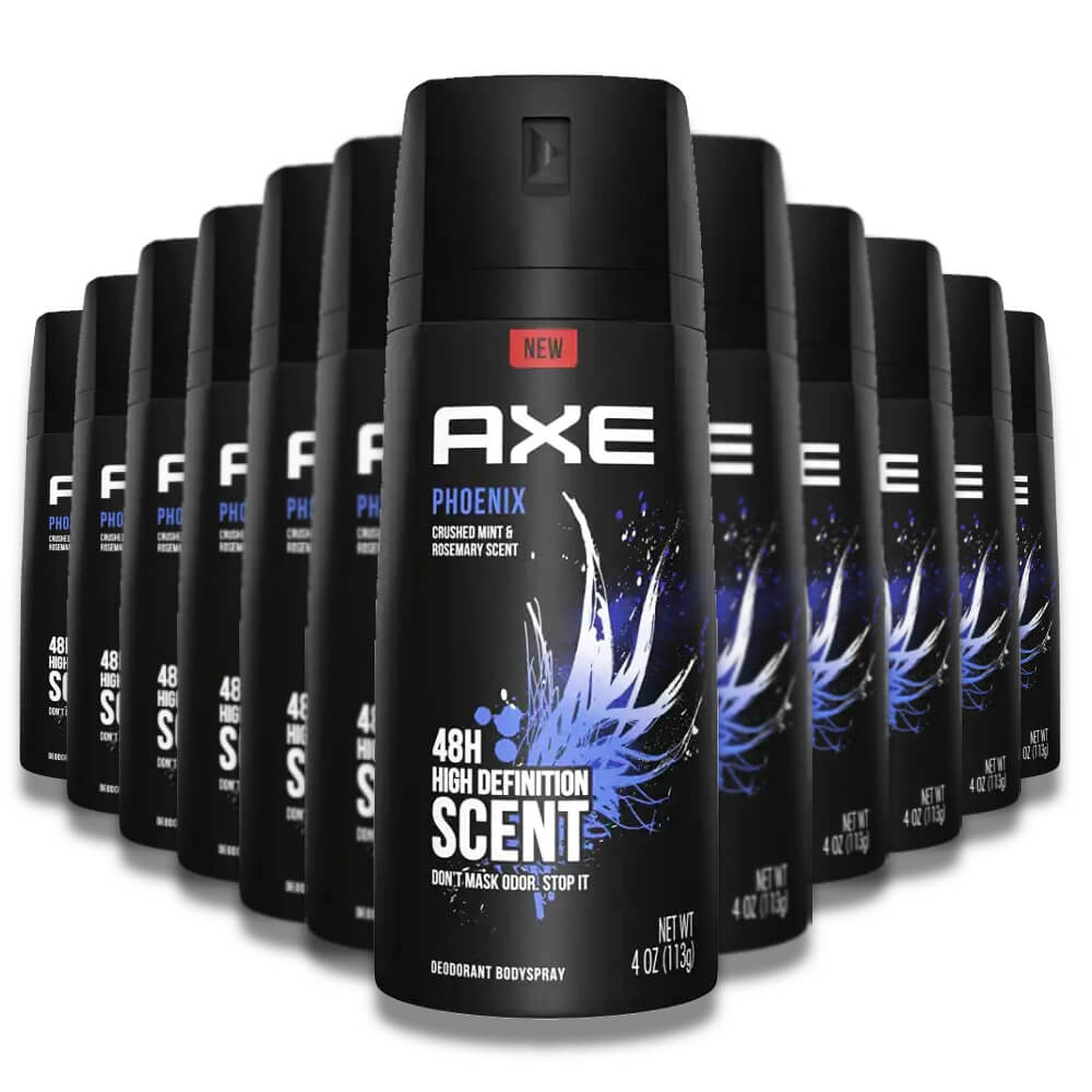 Axe - Body Spray for Men, Phoenix 4 oz - 12 pack