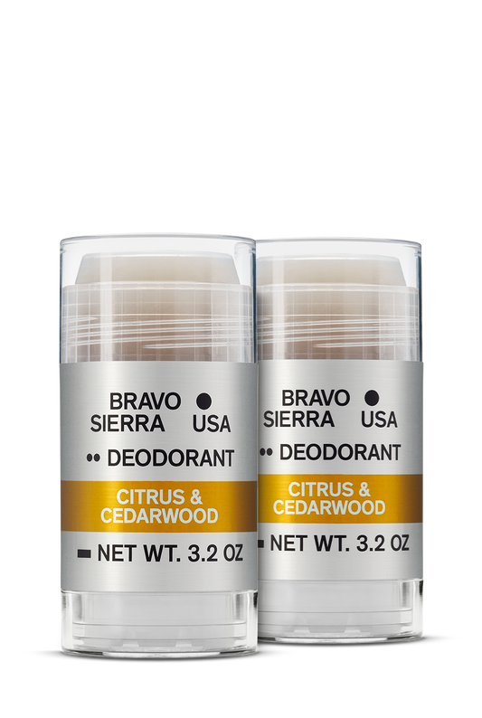 CITRUS & CEDARWOOD DEODORANT - 2-PACK