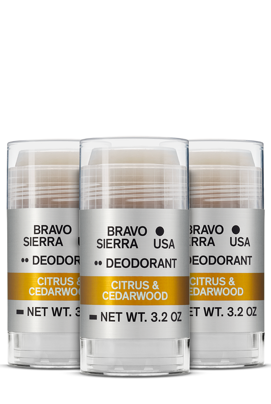 CITRUS & CEDARWOOD DEODORANT - 3-PACK