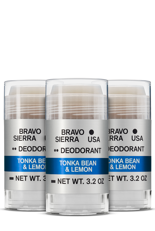 TONKA BEAN & LEMON DEODORANT - 3-PACK
