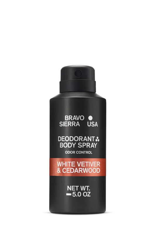 DEODORANT BODY SPRAY - WHITE VETIVER & CEDARWOOD