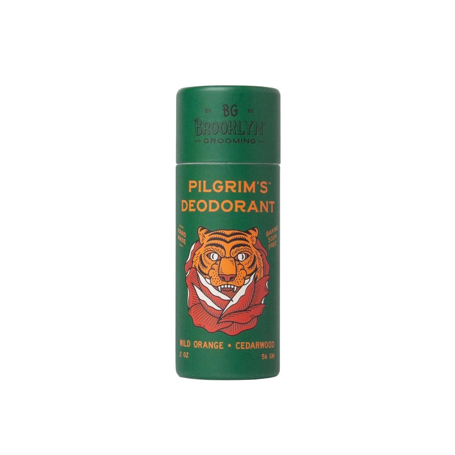 Brooklyn Grooming Pilgrim's Deodorant Wild Orange & Cedarwood