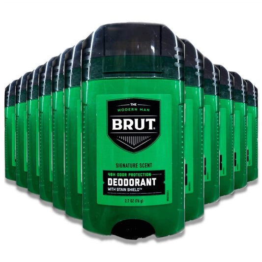 BRUT  Deodorant Stick Original Fragrance 2.7 oz - 12 Pack