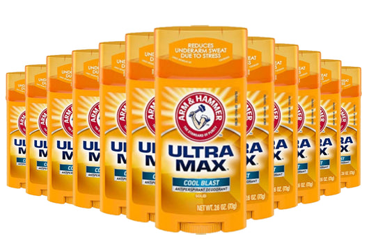 Arm & Hammer  Deodorant UltraMax Solid Cool Blast, 2.6 oz - 12 Pack