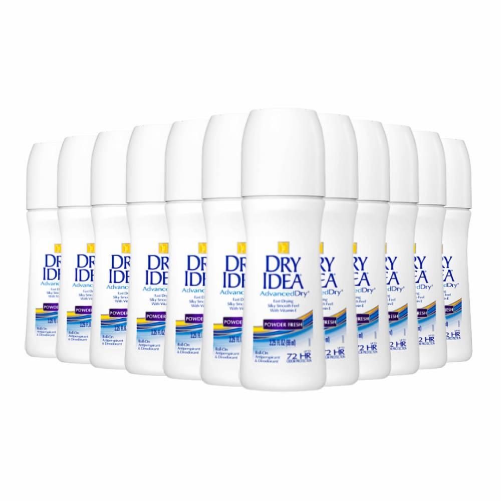 Products Dry Idea Antiperspirant Deodorant Roll On - Powder Fresh - 3.25oz - 12 Pack