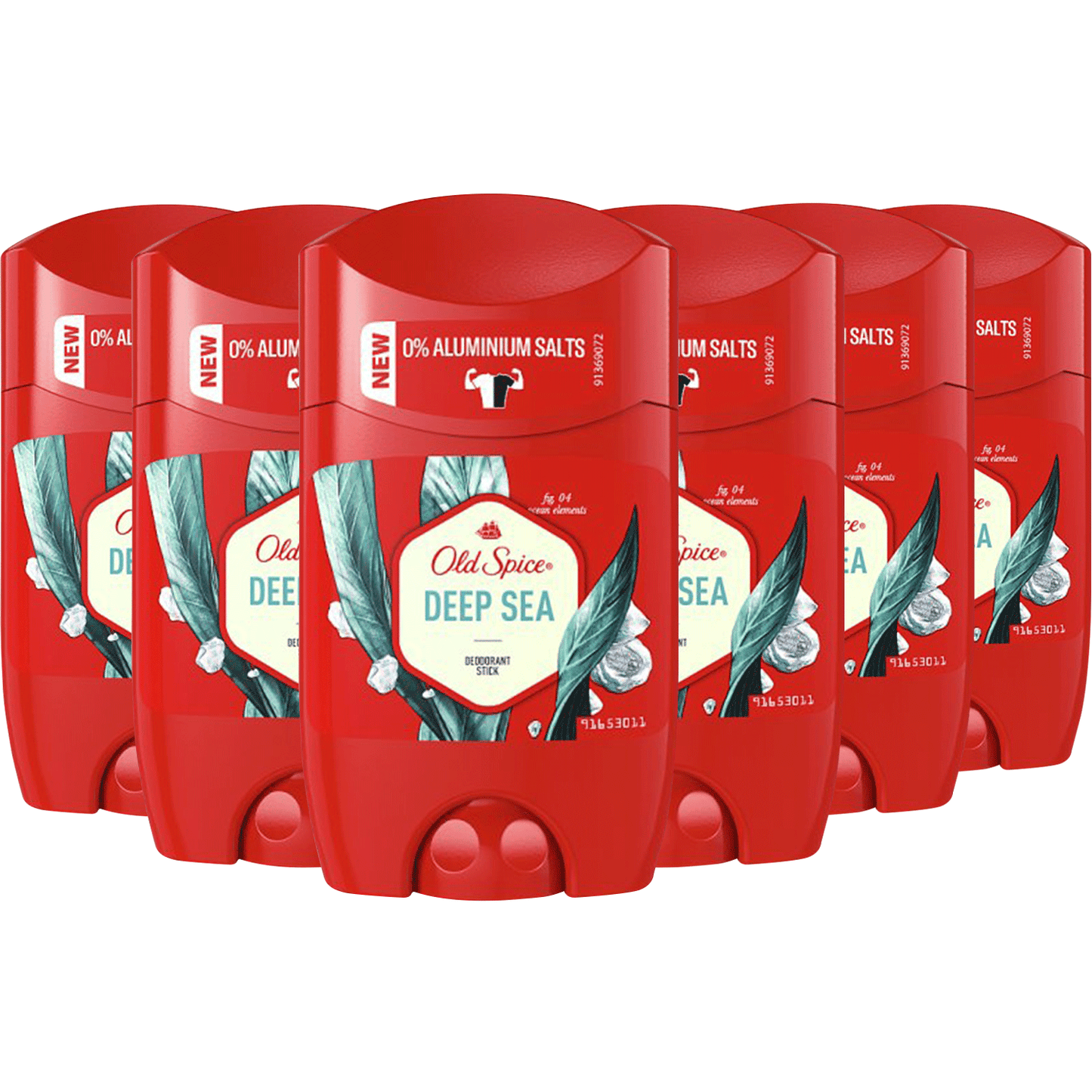Old Spice Stick  Deodorant Deep Sea - 1.7 oz/ 50 ml -  6 pack
