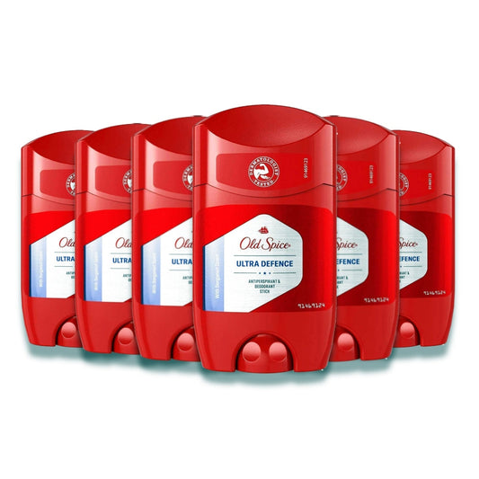 Old Spice Antiperspirant & Deodorant Stick Ultra Defence  - 50ml - 6 Pack