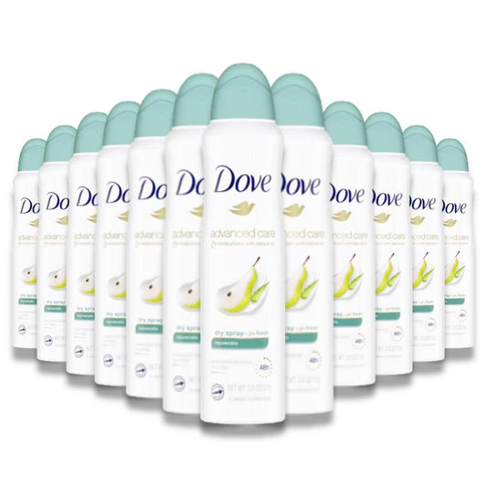 Dove - Advanced Care Dry Spray Antiperspirant Deodorant, Rejuvenate - 3.8 Oz - 12 Pack