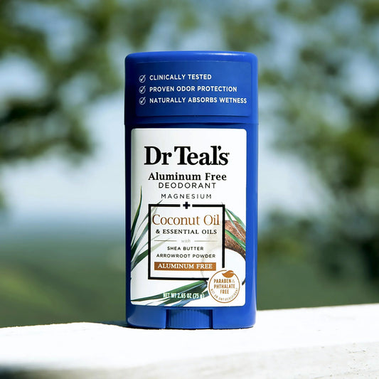 Dr. Teal's, Aluminum Free Deodorant, Coconut Oil, 2.65 oz (75 g)