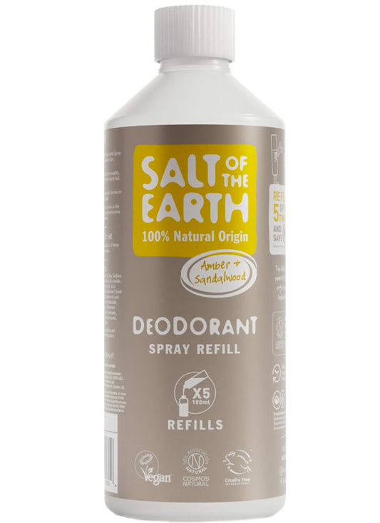 Salt of the Earth Amber and Sandalwood Natural Deodorant Spray Refill